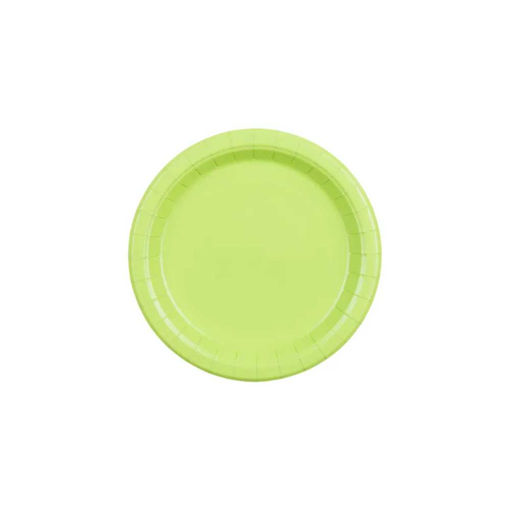 Picture of PAPER PLATES LIME 18CM - 6 PACK